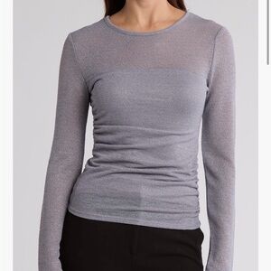 Robert Rodriguez Heather Gray Knit Top